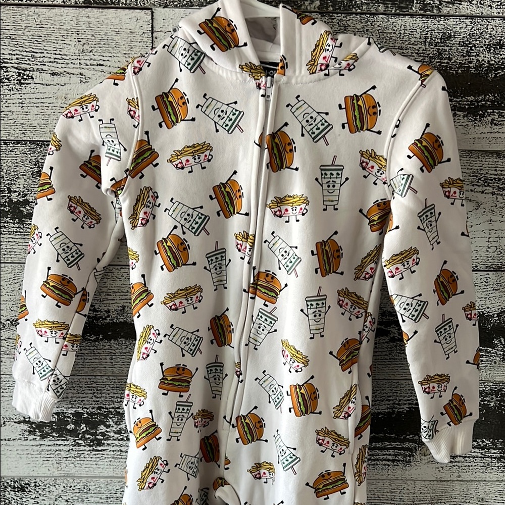 Official IN-N-OUT Kids Fast Food Print One Piece - White